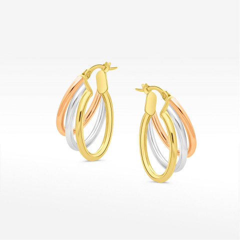 Kolczyki ze złota koła