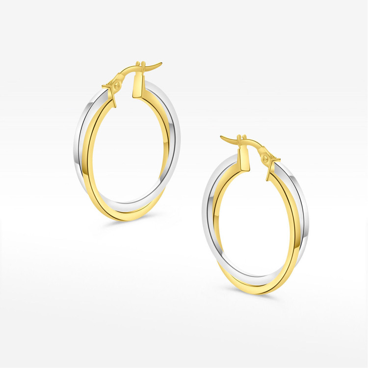 Kolczyki ze złota 2.3cm koła