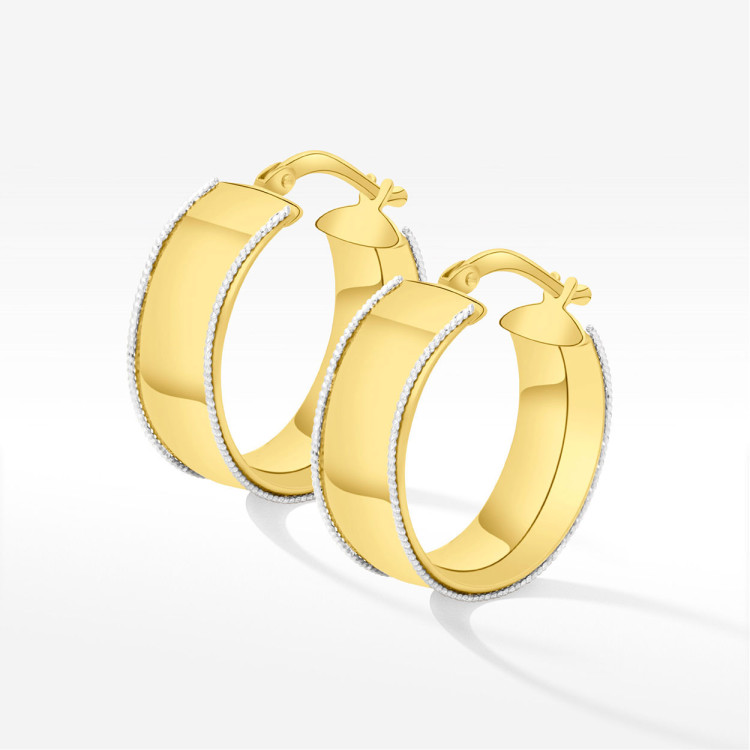 Kolczyki ze złota 1.9cm koła