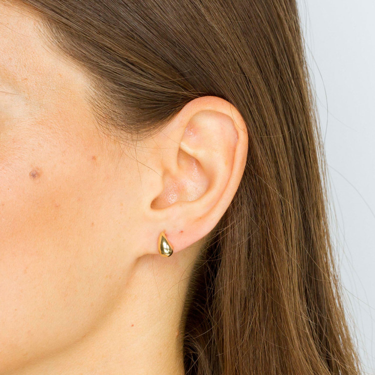 Kolczyki ze złota łezki