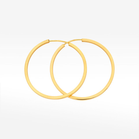 Kolczyki ze złota 2.7cm koła