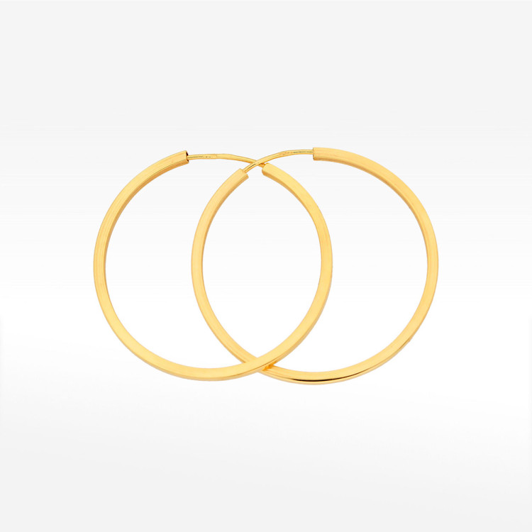 Kolczyki ze złota 2.7cm koła