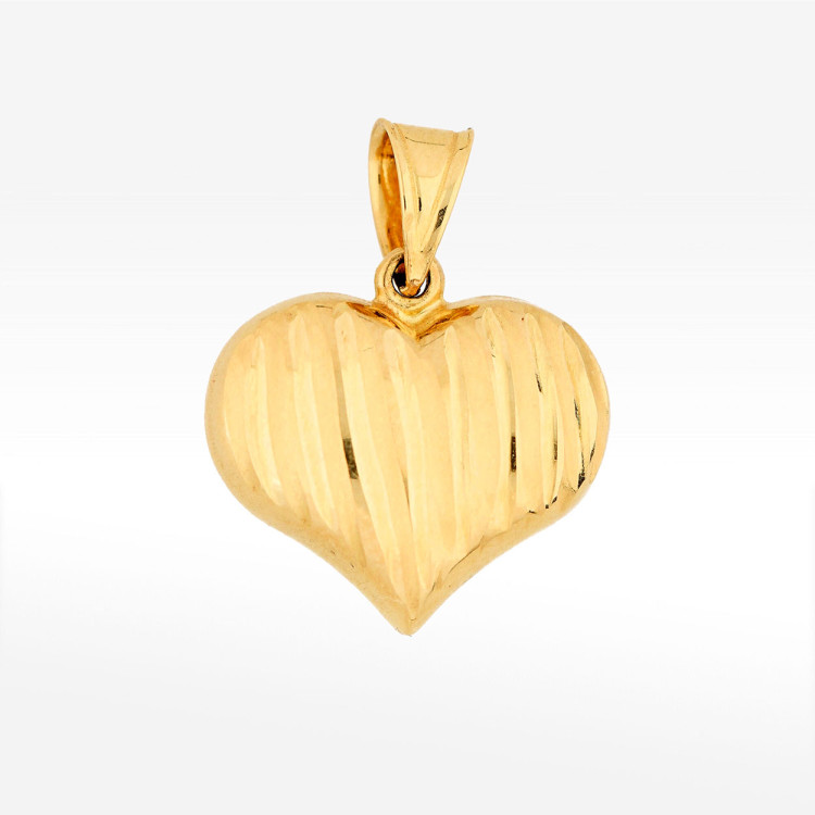Zawieszka ze złota serce