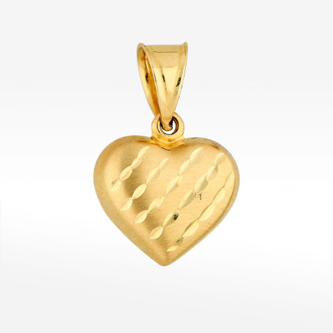 Zawieszka ze złota serce