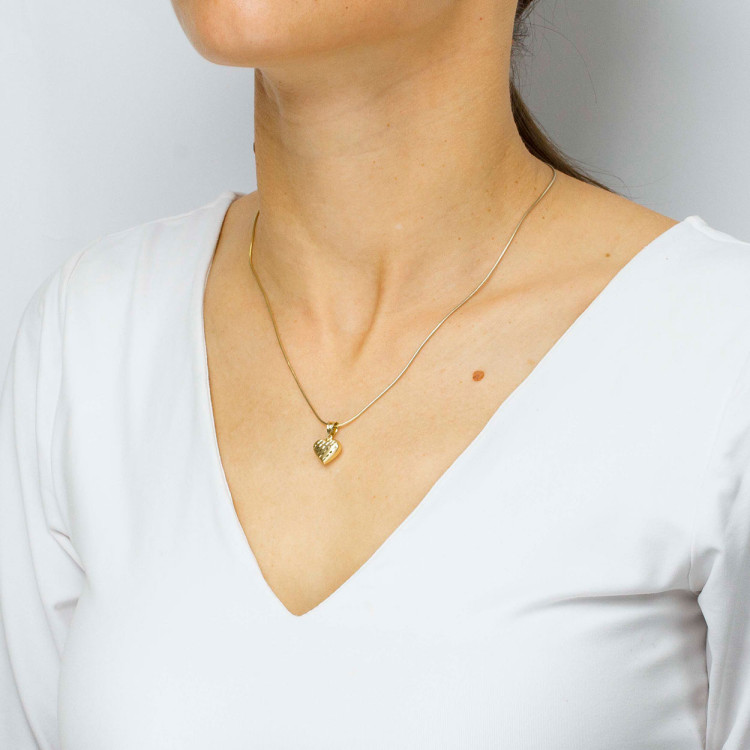 Zawieszka ze złota serce