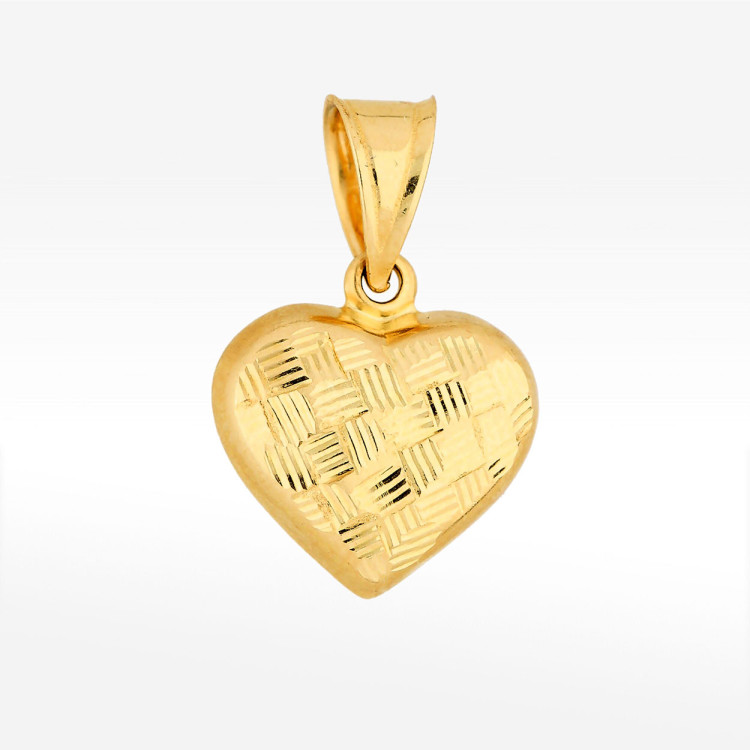 Zawieszka ze złota serce