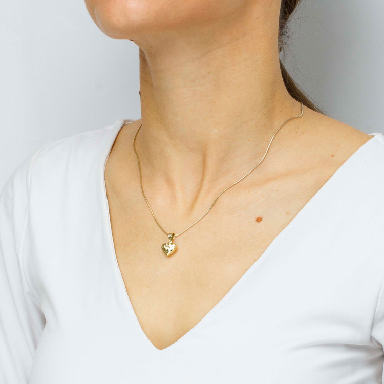 Zawieszka ze złota serce