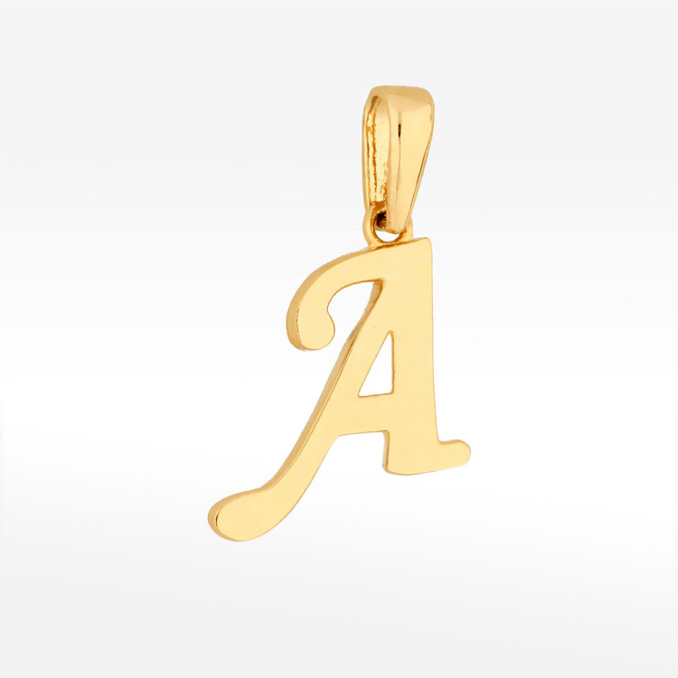 Zawieszka ze złota litera A