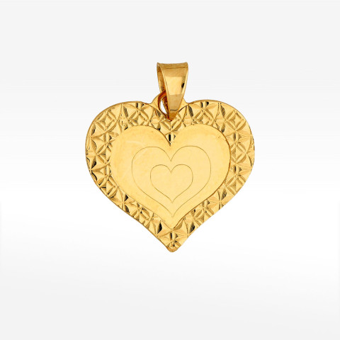 Zawieszka ze złota serce