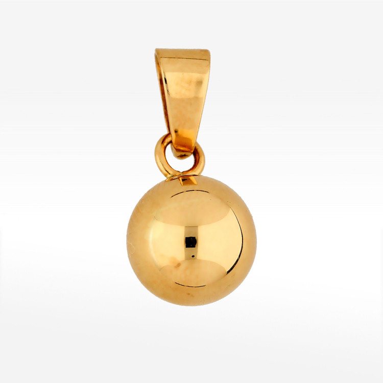 Zawieszka ze złota kulka