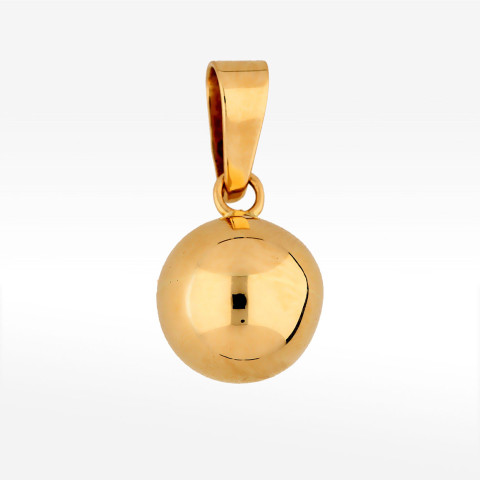 Zawieszka ze złota kulka