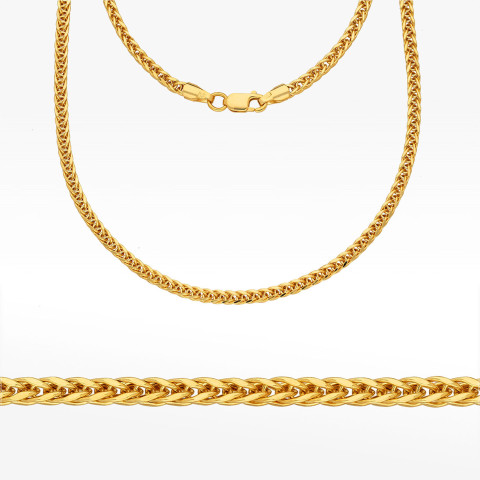 Łańcuszek ze złota lisi ogon