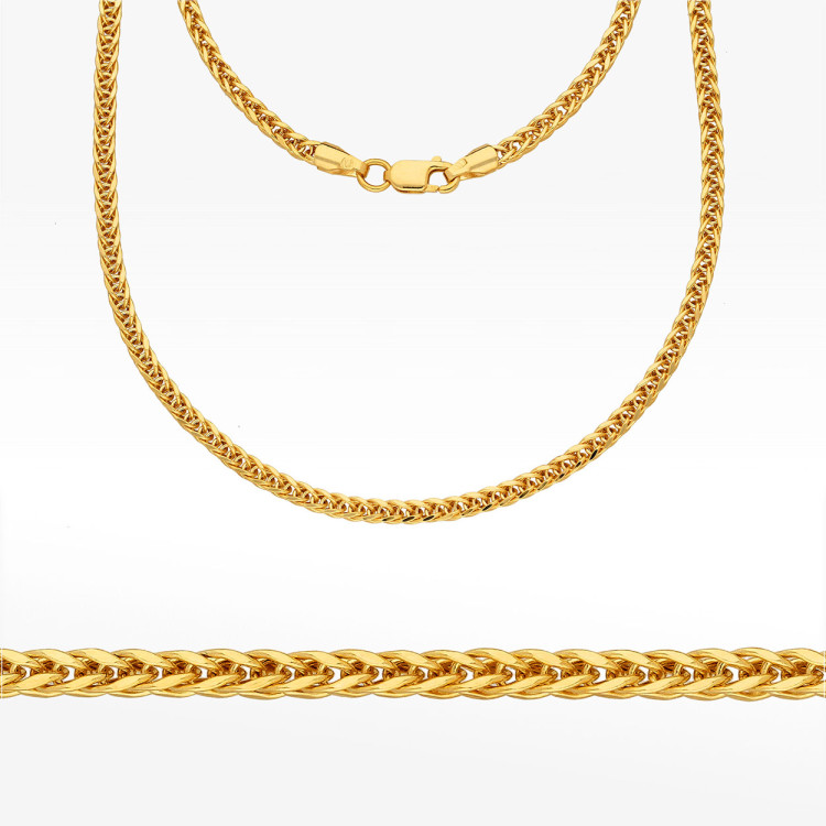 Łańcuszek ze złota lisi ogon