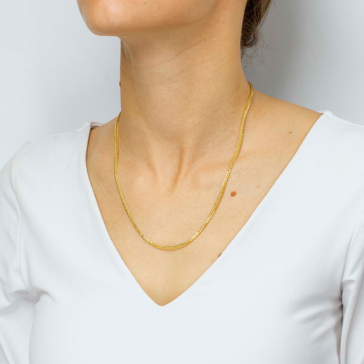 Łańcuszek ze złota lisi ogon