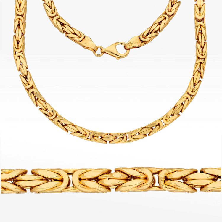 Łańcuszek ze złota królewski