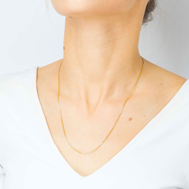 Łańcuszek ze złota lisi ogon pełny