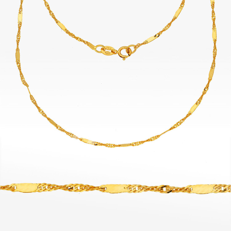 Łańcuszek ze złota pełny