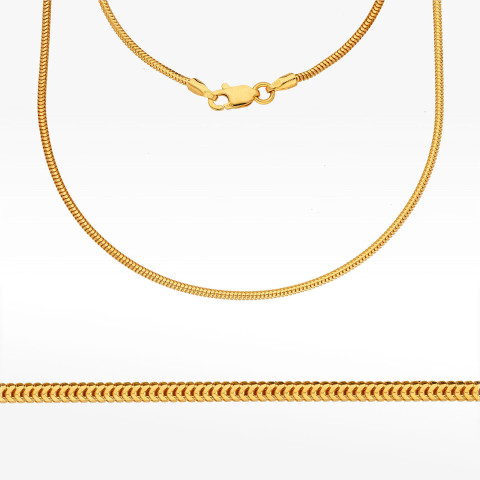 Łańcuszek ze złota linka pełny