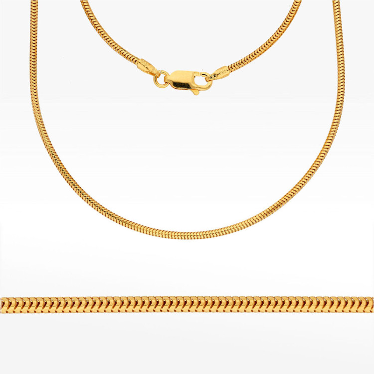 Łańcuszek ze złota pełny