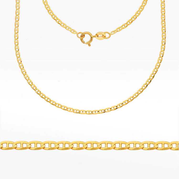 Łańcuszek ze złota gucci pełny