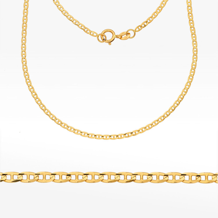 Łańcuszek ze złota gucci pełny