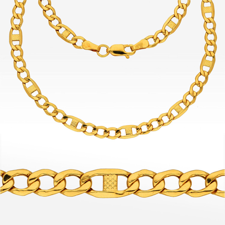 Łańcuszek ze złota figaro