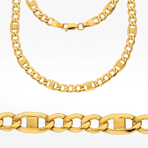 Łańcuszek ze złota figaro