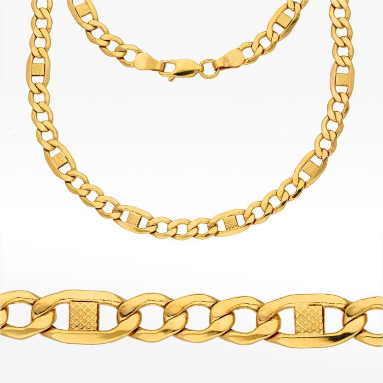 Łańcuszek ze złota figaro