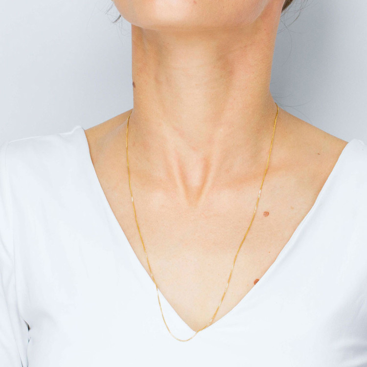 Łańcuszek ze złota lisi ogon pełny