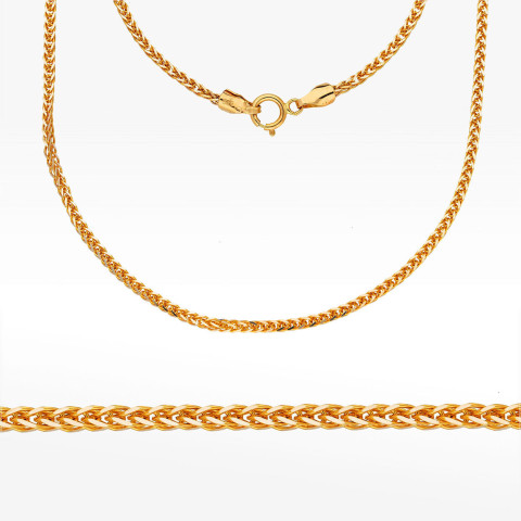 Łańcuszek ze złota lisi ogon pełny