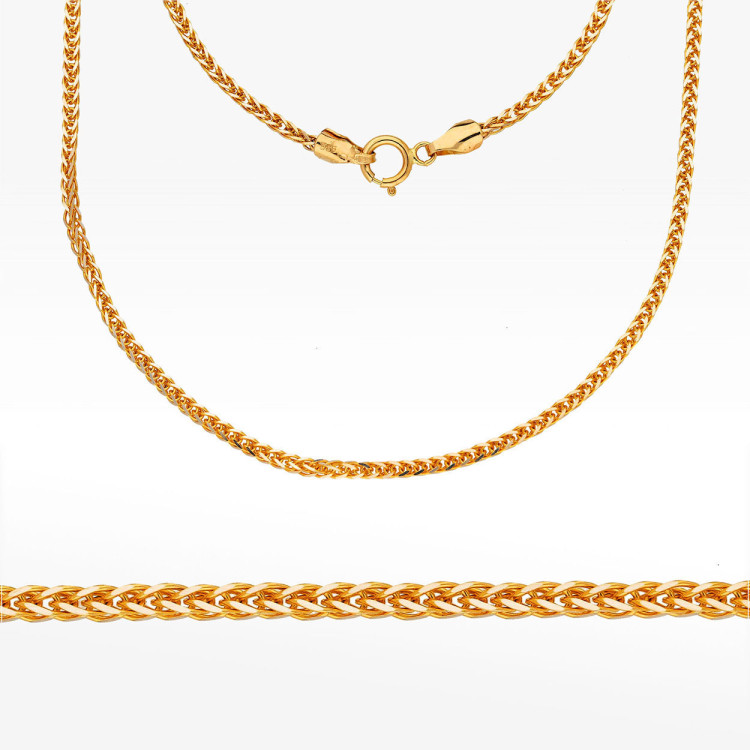 Łańcuszek ze złota lisi ogon pełny