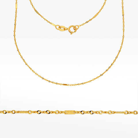 Łańcuszek ze złota pełny