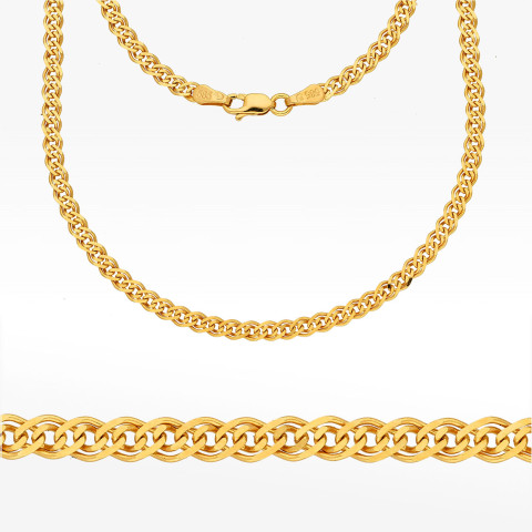 Łańcuszek ze złota mona lisa pełny