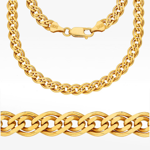 Łańcuszek ze złota mona lisa pełny