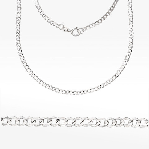 Łańcuszek ze złota pancerka pełny