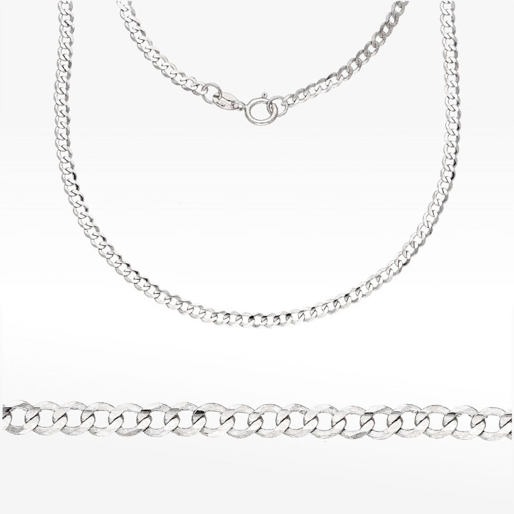 Łańcuszek ze złota pancerka pełny