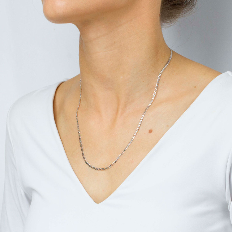 Łańcuszek ze złota pancerka pełny