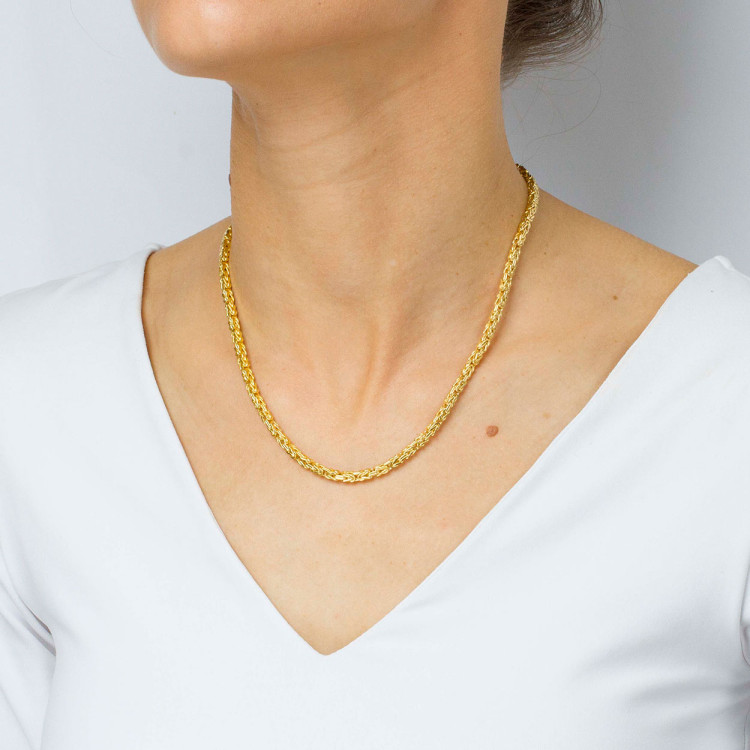 Łańcuszek ze złota królewski