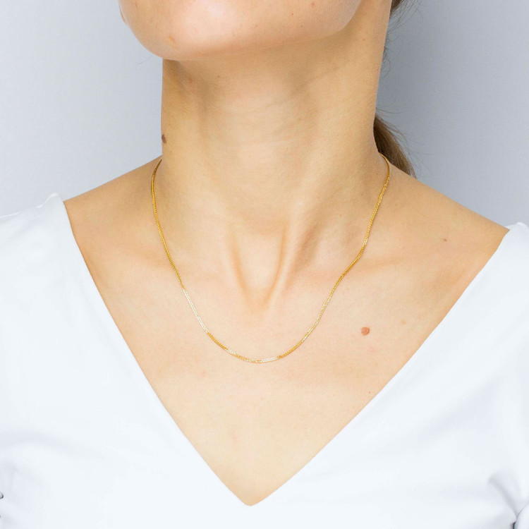 Łańcuszek ze złota lisi ogon pełny