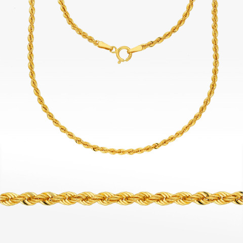 Łańcuszek ze złota kord