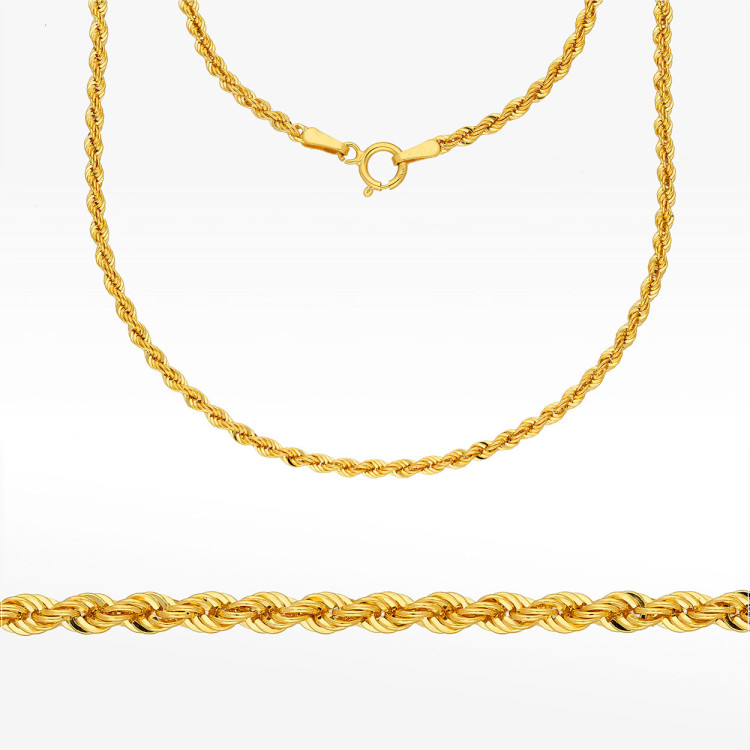 Łańcuszek ze złota kord