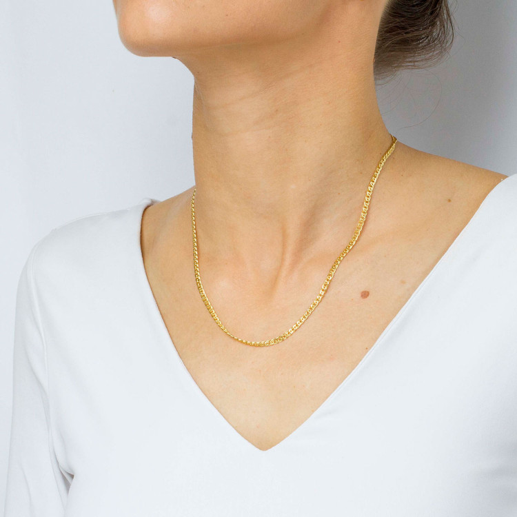 Łańcuszek ze złota mona lisa