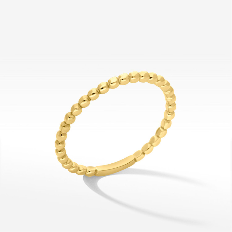 Pierścionek ze złota kulki