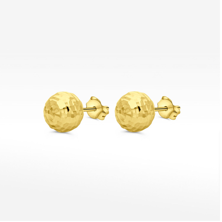 Kolczyki ze złota z kulką