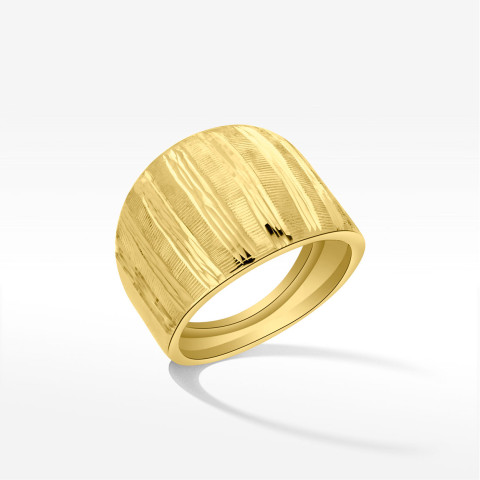 Dall'aqua pierścionek ze złota