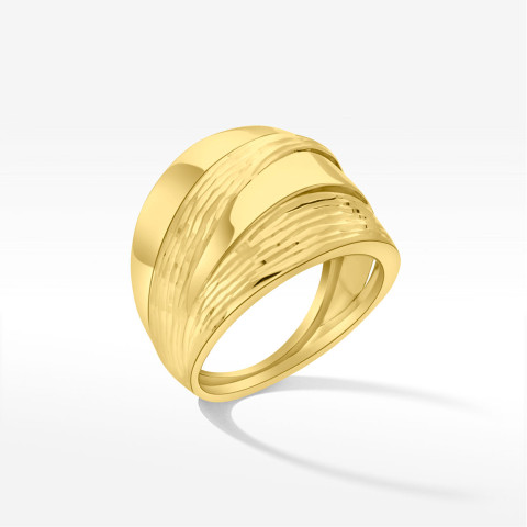 Dall'aqua pierścionek ze złota