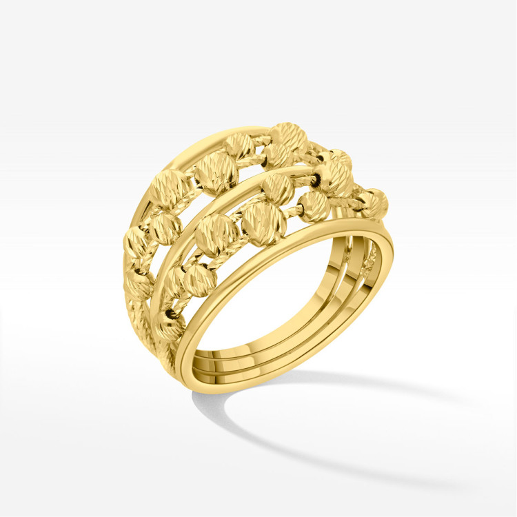 Dall'acqua pierścionek ze złota