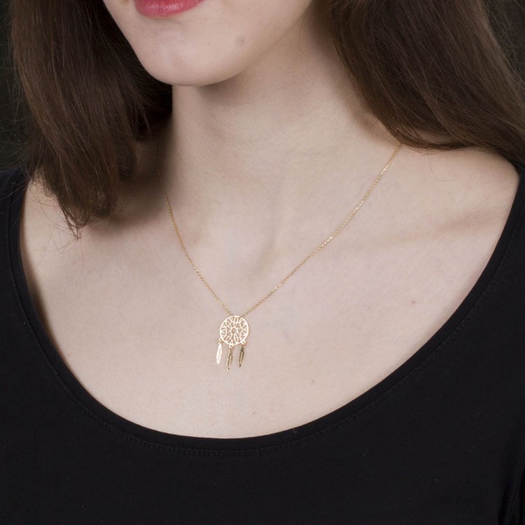 Celebrytka z łapaczem snów